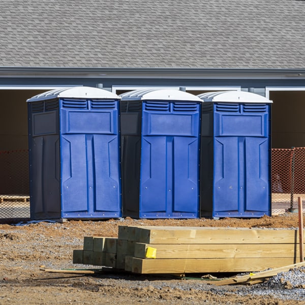 what is the expected delivery and pickup timeframe for the porta potties in Kirksville Missouri